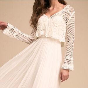 BHLDN ANTHROPOLOGIE: Crochet Bridal Shrug